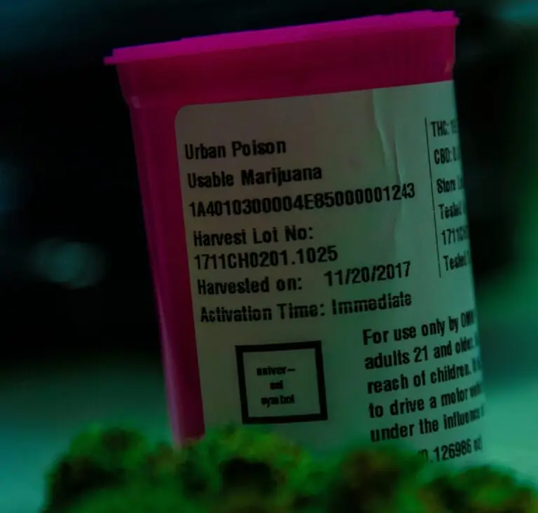 cannabis label